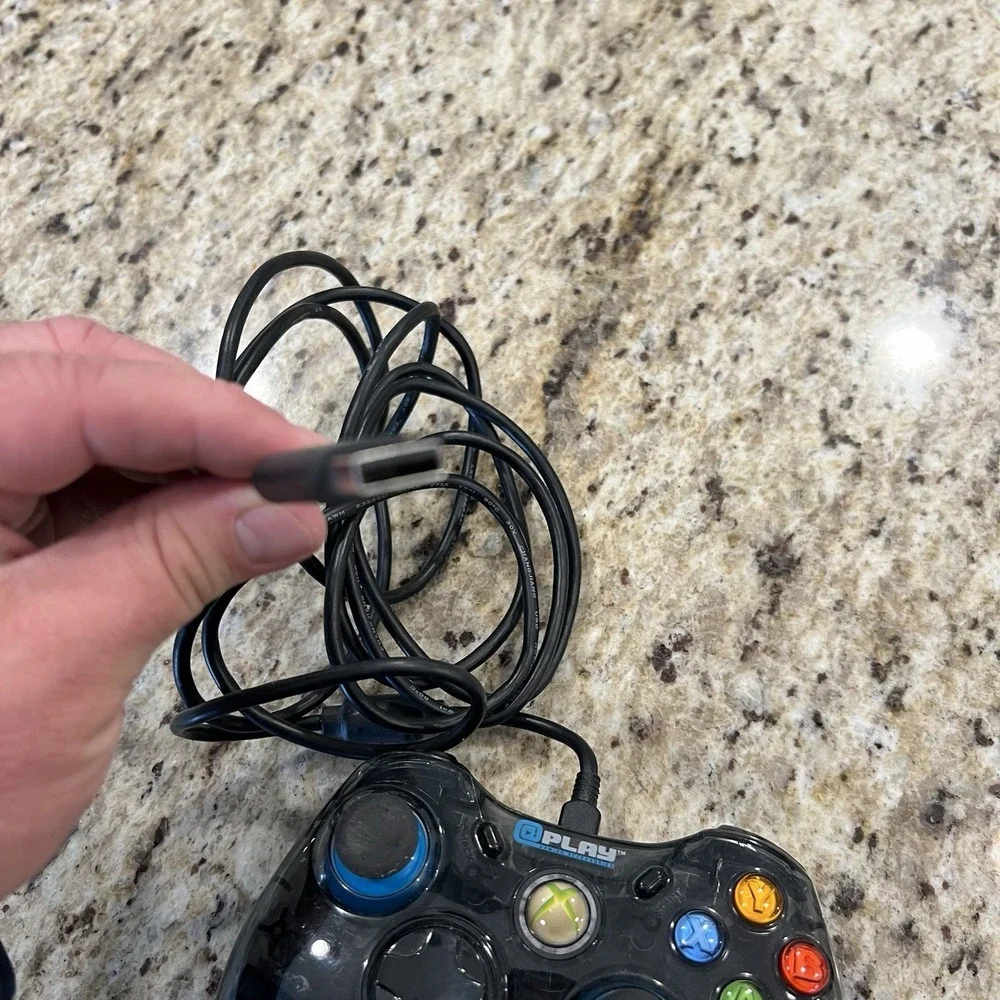 Microsoft Xbox‎ 360 @PLAY (At Play) Wired Clear Smoke Controller